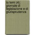 La Temi (4); Giornale Di Legislazione E Di Giurisprudenza
