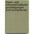 Meso- und mikromethodische Grundlegungen und Konzeptionen
