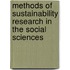 Methods of Sustainability Research in the Social Sciences