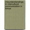 Misunderstandings in Intercultural Communication in Kenya door Caren Ogola
