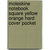 Moleskine Notebook Square Yellow Orange Hard Cover Pocket door Moleskine