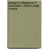 Pledge of Allegiance in Translation: What It Really Means door Elizabeth Raum