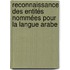 Reconnaissance des entités nommées pour la langue arabe
