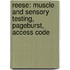 Reese: Muscle and Sensory Testing, Pageburst, Access Code