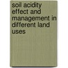 Soil Acidity Effect and Management in Different Land Uses by Eshetu Lemma