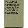 The Oxford Handbook of Quantitative Methods in Psychology by Little