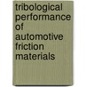 Tribological performance of automotive friction materials door Mohamed Ahmed Ramadan