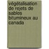 Végétalisation de rejets de sables bitumineux au Canada