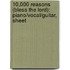 10,000 Reasons (Bless the Lord): Piano/Vocal/Guitar, Sheet