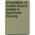 Affordability of Middle Income People in Apartment Housing