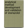 Analytical Method Development and Validation of Stanazolol door N.M. Patel
