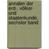 Annalen der Erd-, Völker- und Staatenkunde. Sechster Band