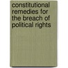 Constitutional Remedies For The Breach Of Political Rights door Kizito Nkitabungi Kabengele