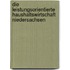 Die Leistungsorientierte Haushaltswirtschaft Niedersachsen