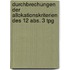 Durchbrechungen Der Allokationskriterien Des 12 Abs. 3 Tpg