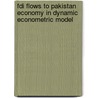 Fdi Flows To Pakistan Economy In Dynamic Econometric Model by Ikhtiar Ali Ghumro