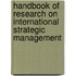 Handbook of Research on International Strategic Management