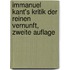 Immanuel Kant's Kritik der reinen Vernunft, Zweite Auflage