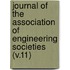 Journal of the Association of Engineering Societies (V.11)