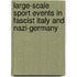 Large-scale Sport Events in Fascist Italy and Nazi-Germany