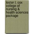 Lester L. Cox College of Nursing & Health Sciences Package