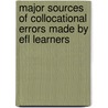 Major Sources Of Collocational Errors Made By Efl Learners door Hawraz Qader Hama