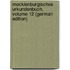 Mecklenburgisches Urkundenbuch, Volume 12 (German Edition)
