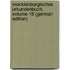 Mecklenburgisches Urkundenbuch, Volume 18 (German Edition)