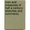 Men and Measures of half a century: sketches and comments. door Hugh Macculloch