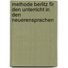 Methode Berlitz Fïr den Unterricht in den Neuerensprachen by Delphinus Berlitz Maximilian