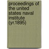 Proceedings of the United States Naval Institute (Yr.1895) door United States Naval Institute