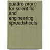 Quattro Pro(R) for Scientific and Engineering Spreadsheets door Robert G. Parks
