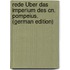Rede Über Das Imperium Des Cn. Pompeius. (German Edition)