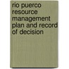 Rio Puerco Resource Management Plan and Record of Decision door United States Bureau of Area