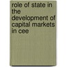 Role Of State In The Development Of Capital Markets In Cee by Artan Gjergji