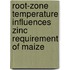 Root-Zone Temperature Influences Zinc Requirement of Maize