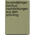 Tausendjähriger Bambus : Nachdichtungen aus dem Schi-King