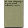 The Poets and Poetry of England, in the Nineteenth Century by Rufus W. (Rufus Wilmot) Griswold