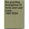 The Puzzling Divergence of Rents and User Costs, 1980-2004 by Randal Verbrugge