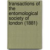 Transactions of the Entomological Society of London (1881) door Royal Entomological Society of London