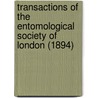 Transactions of the Entomological Society of London (1894) door Royal Entomological Society of London