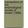 Transactions of the Entomological Society of London (1895) door Royal Entomological Society of London