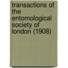 Transactions of the Entomological Society of London (1908) door Royal Entomological Society of London