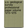 U.S. Geological Survey Professional Paper Volume 1213-1215 by Geological Survey