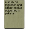 A Study on Migration and Labour Market Outcomes in Pakistan door Khadija Fatima