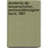 Akademie Der Wissenschaften, Sechsunddreisigster Band, 1861