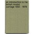 An Introduction to the British Invalid Carriage 1850 - 1978