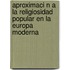 Aproximaci N a la Religiosidad Popular En La Europa Moderna