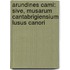 Arundines Cami: Sive, Musarum Cantabrigiensium Lusus Canori