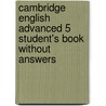 Cambridge English Advanced 5 Student's Book without Answers door Cambridge Esol